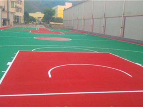 篮球场环氧自流平案例