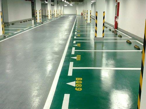 停车场停车位地坪